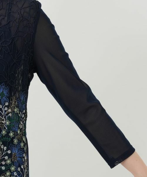 Leilian / レリアン カットソー | 刺繍シアーカットソー【Leilian WHITE LABEL】 | 詳細9