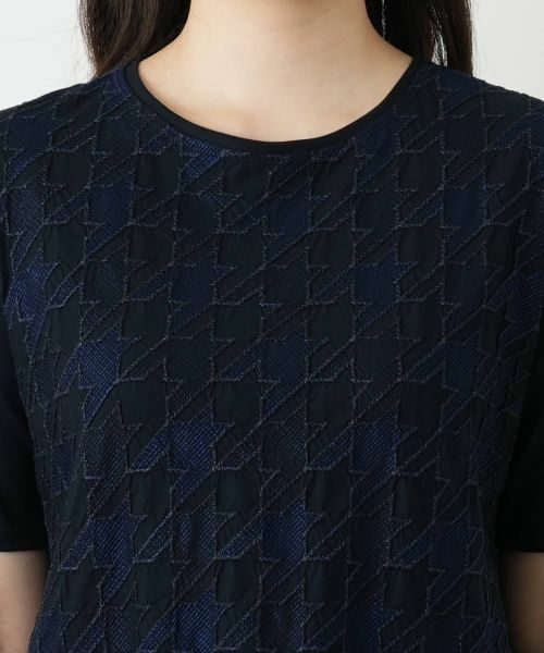 Leilian / レリアン カットソー | 千鳥格子柄カットソー【Leilian WHITE LABEL】 | 詳細10