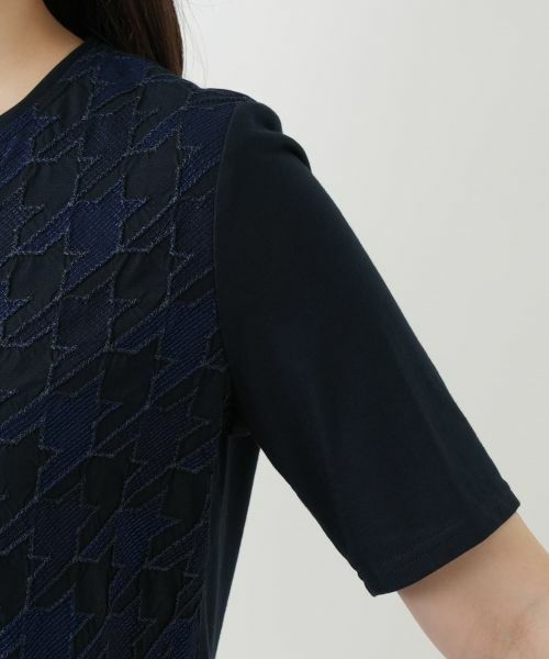 Leilian / レリアン カットソー | 千鳥格子柄カットソー【Leilian WHITE LABEL】 | 詳細12