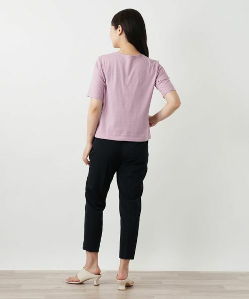 Leilian / レリアン カットソー | 千鳥格子柄カットソー【Leilian WHITE LABEL】 | 詳細3