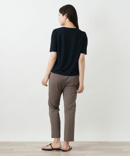 Leilian / レリアン カットソー | 千鳥格子柄カットソー【Leilian WHITE LABEL】 | 詳細6