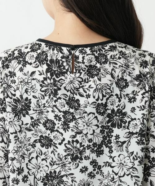Leilian / レリアン シャツ・ブラウス | フラワープリントブラウス【Leilian WHITE LABEL】 | 詳細11