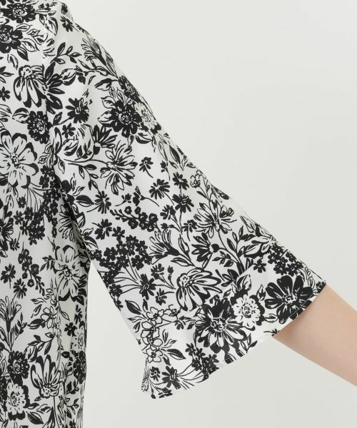 Leilian / レリアン シャツ・ブラウス | フラワープリントブラウス【Leilian WHITE LABEL】 | 詳細12