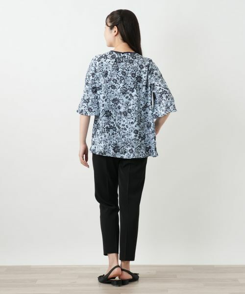 Leilian / レリアン シャツ・ブラウス | フラワープリントブラウス【Leilian WHITE LABEL】 | 詳細3