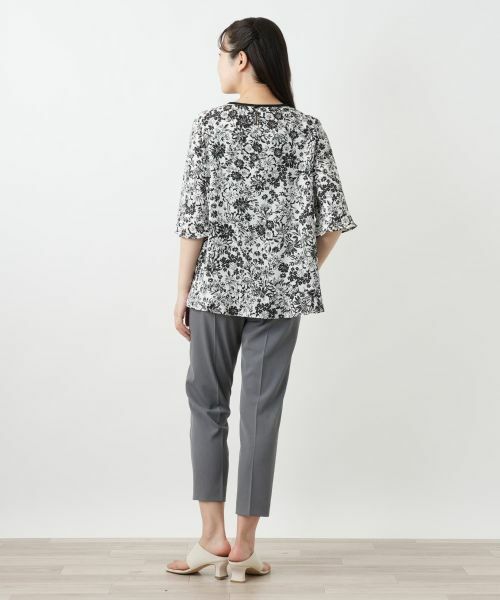 Leilian / レリアン シャツ・ブラウス | フラワープリントブラウス【Leilian WHITE LABEL】 | 詳細6