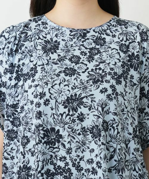 Leilian / レリアン シャツ・ブラウス | フラワープリントブラウス【Leilian WHITE LABEL】 | 詳細10