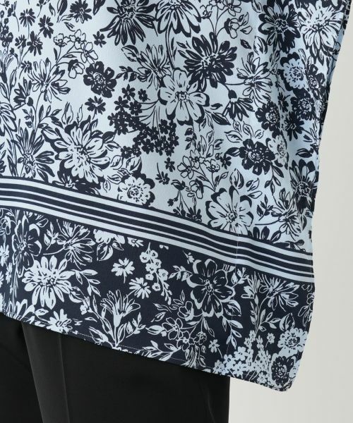 Leilian / レリアン シャツ・ブラウス | フラワープリントブラウス【Leilian WHITE LABEL】 | 詳細14