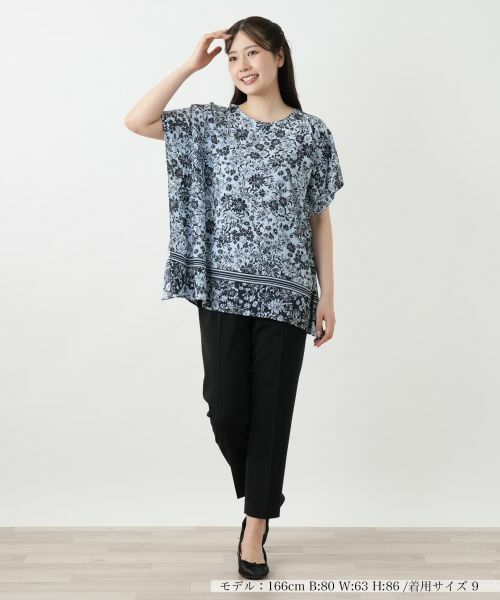 Leilian / レリアン シャツ・ブラウス | フラワープリントブラウス【Leilian WHITE LABEL】 | 詳細4