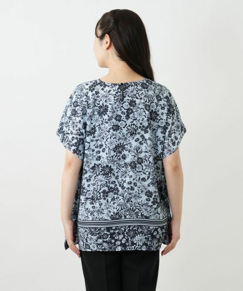 Leilian / レリアン シャツ・ブラウス | フラワープリントブラウス【Leilian WHITE LABEL】 | 詳細9