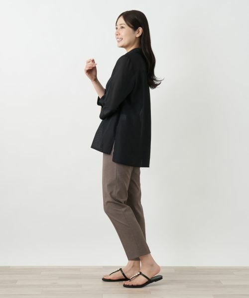 Leilian / レリアン シャツ・ブラウス | シアーストライプブラウス【Leilian WHITE LABEL】 | 詳細5