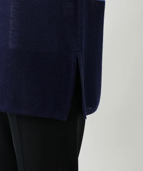 Leilian / レリアン テーラードジャケット | カラーブロックニットベスト【Leilian WHITE LABEL】 | 詳細13