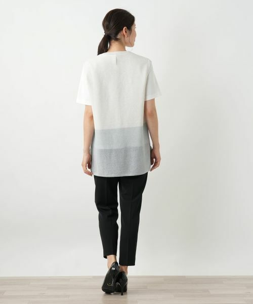 Leilian / レリアン テーラードジャケット | カラーブロックニットベスト【Leilian WHITE LABEL】 | 詳細3