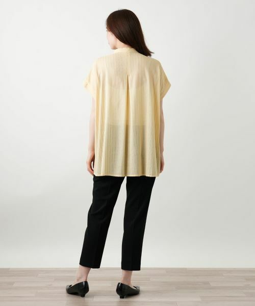 Leilian / レリアン シャツ・ブラウス | バンドカラーブラウス【Leilian WHITE LABEL】 | 詳細3