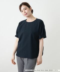 Leilian / レリアン シャツ・ブラウス | ボリュームスリーブブラウス【Leilian WHITE LABEL】