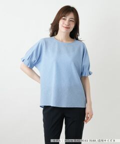 Leilian / レリアン シャツ・ブラウス | ボリュームスリーブブラウス【Leilian WHITE LABEL】