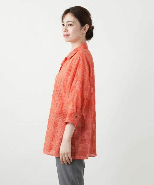 Leilian / レリアン シャツ・ブラウス | チェックブラウス【Leilian WHITE LABEL】 | 詳細8