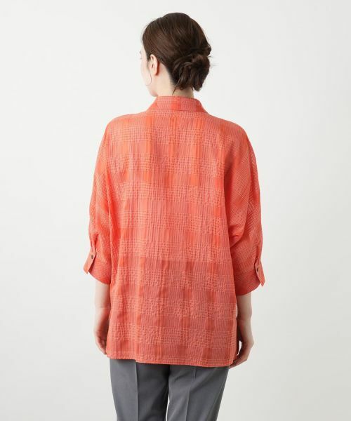 Leilian / レリアン シャツ・ブラウス | チェックブラウス【Leilian WHITE LABEL】 | 詳細9