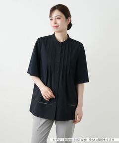 Leilian / レリアン シャツ・ブラウス | ピンタックブラウス【Leilian WHITE LABEL】