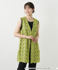 Leilian / レリアン テーラードジャケット | レースベスト【Leilian WHITE LABEL】