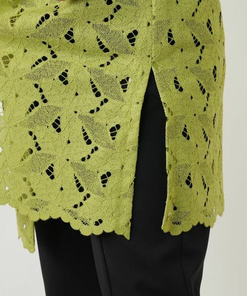 Leilian / レリアン テーラードジャケット | レースベスト【Leilian WHITE LABEL】 | 詳細14