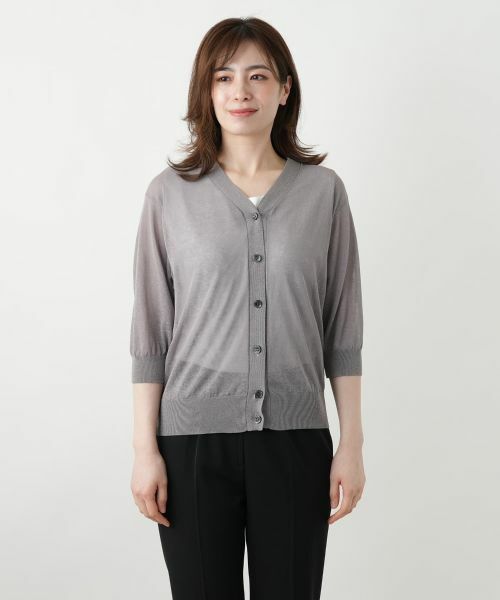 極美品　Leilian　レリアン 2022　カーディガン　15+ 大きいサイズ カーディガン | Leilian (Women)/レリアン | 三越伊勢丹