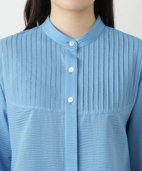 Leilian / レリアン シャツ・ブラウス | バンドカラーブラウス【Leilian WHITE LABEL】 | 詳細10