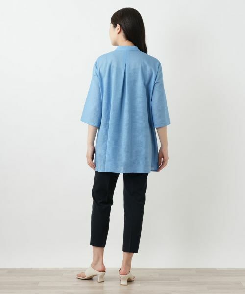 Leilian / レリアン シャツ・ブラウス | バンドカラーブラウス【Leilian WHITE LABEL】 | 詳細6