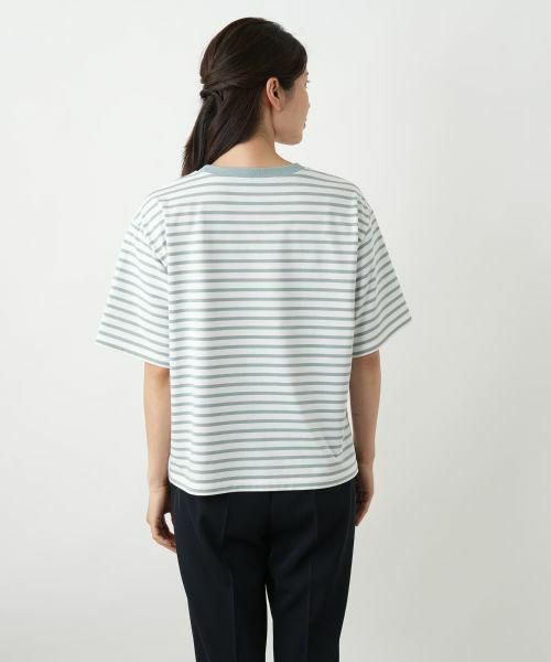 Leilian / レリアン Tシャツ | ボーダーカットソー【Leilian WHITE LABEL】 | 詳細12