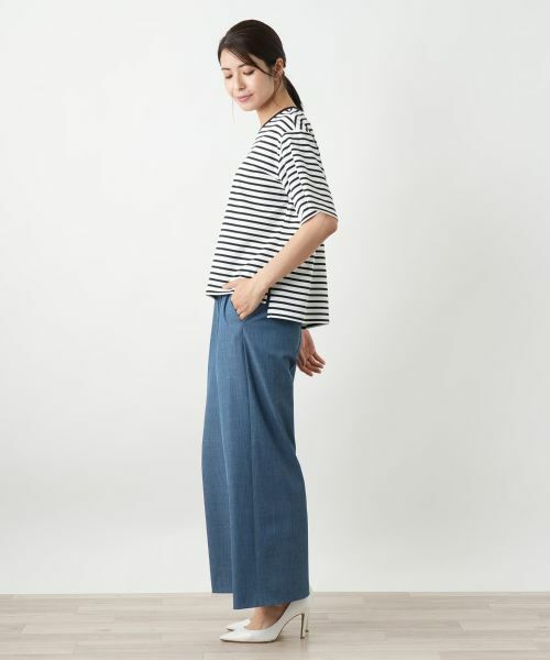 Leilian / レリアン Tシャツ | ボーダーカットソー【Leilian WHITE LABEL】 | 詳細2