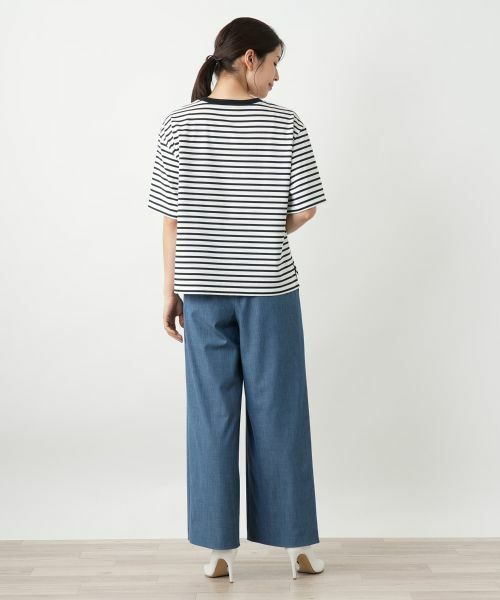 Leilian / レリアン Tシャツ | ボーダーカットソー【Leilian WHITE LABEL】 | 詳細3