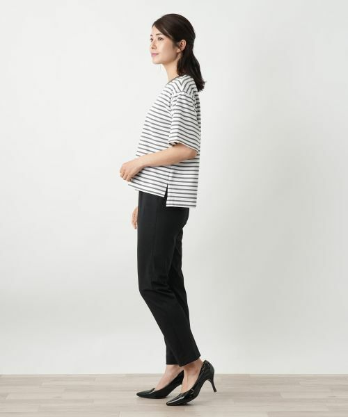 Leilian / レリアン Tシャツ | ボーダーカットソー【Leilian WHITE LABEL】 | 詳細5