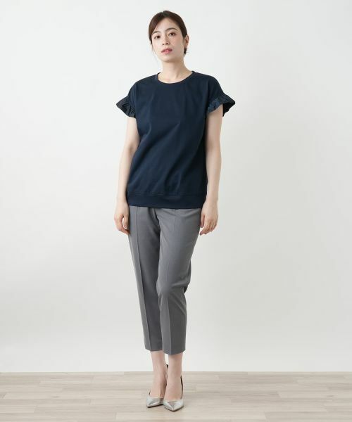 Leilian / レリアン カットソー | スリーブ切替カットソー【Leilian WHITE LABEL】 | 詳細1