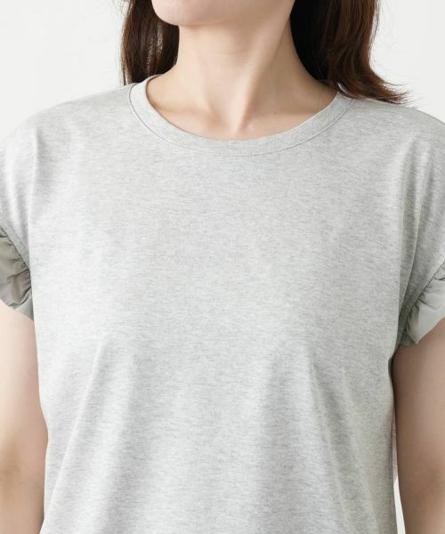 Leilian / レリアン カットソー | スリーブ切替カットソー【Leilian WHITE LABEL】 | 詳細10