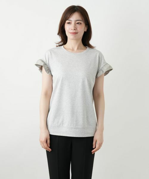 Leilian / レリアン カットソー | スリーブ切替カットソー【Leilian WHITE LABEL】 | 詳細7