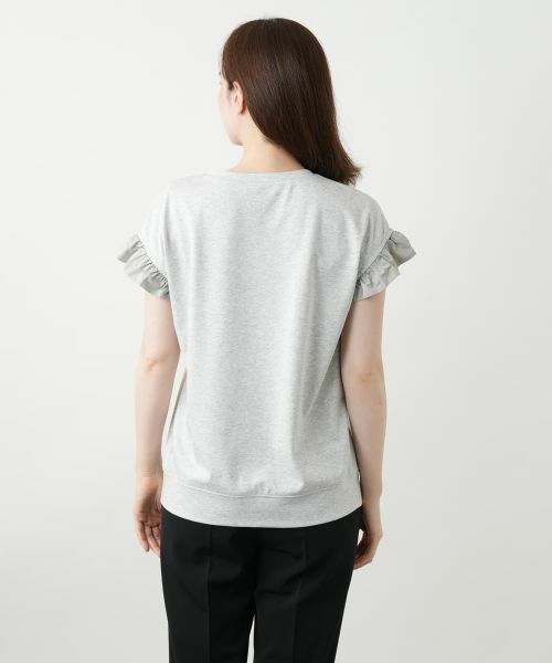 Leilian / レリアン カットソー | スリーブ切替カットソー【Leilian WHITE LABEL】 | 詳細9