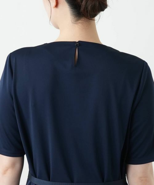 Leilian / レリアン ドレス | ベルト付きプリーツワンピース【Leilian WHITE LABEL】 | 詳細12