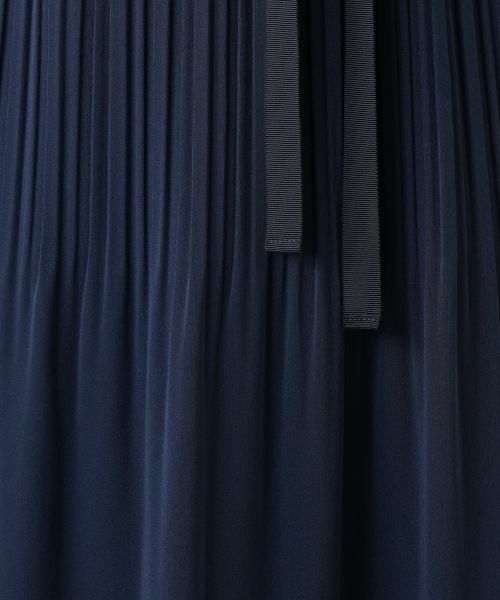 Leilian / レリアン ドレス | ベルト付きプリーツワンピース【Leilian WHITE LABEL】 | 詳細18