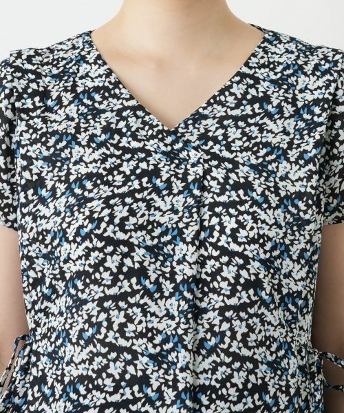 Leilian / レリアン ドレス | プリントVネックワンピース【Leilian WHITE LABEL】 | 詳細11
