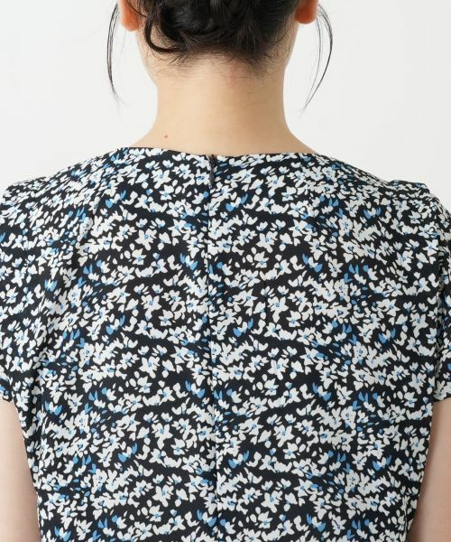 Leilian / レリアン ドレス | プリントVネックワンピース【Leilian WHITE LABEL】 | 詳細12