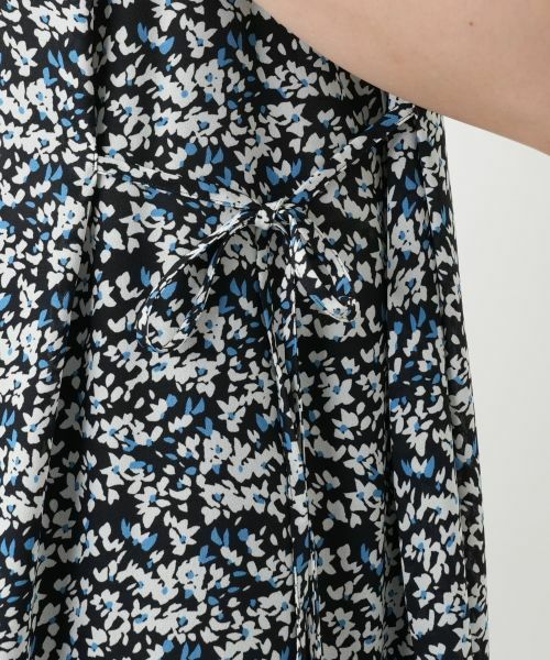 Leilian / レリアン ドレス | プリントVネックワンピース【Leilian WHITE LABEL】 | 詳細14