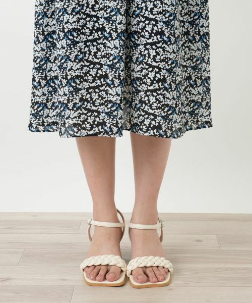 Leilian / レリアン ドレス | プリントVネックワンピース【Leilian WHITE LABEL】 | 詳細16