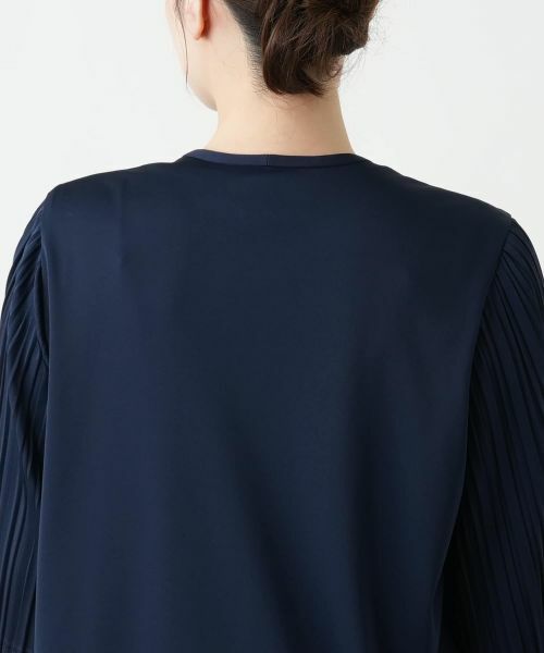 Leilian / レリアン テーラードジャケット | プリーツロングジャケット【Leilian WHITE LABEL】 | 詳細11