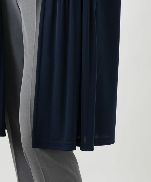 Leilian / レリアン テーラードジャケット | プリーツロングジャケット【Leilian WHITE LABEL】 | 詳細13