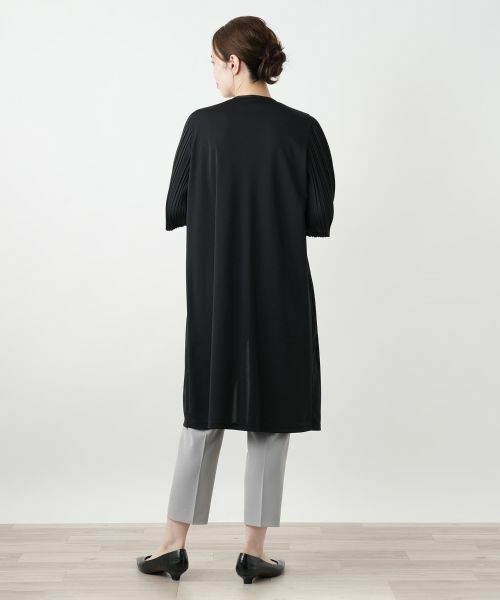 Leilian / レリアン テーラードジャケット | プリーツロングジャケット【Leilian WHITE LABEL】 | 詳細3