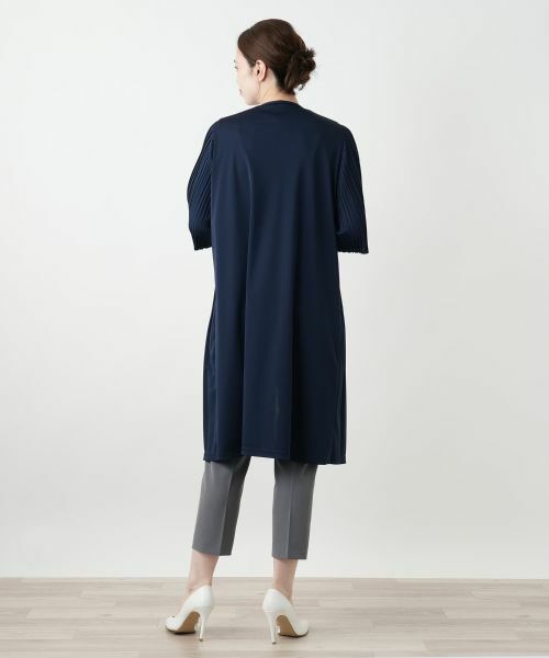 Leilian / レリアン テーラードジャケット | プリーツロングジャケット【Leilian WHITE LABEL】 | 詳細6