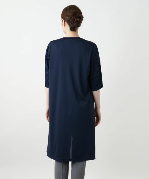 Leilian / レリアン テーラードジャケット | プリーツロングジャケット【Leilian WHITE LABEL】 | 詳細9