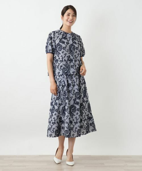 Leilian / レリアン セットアップ | ブラウススカートスーツ【Leilian WHITE LABEL】 | 詳細4