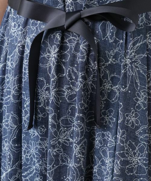 Leilian / レリアン ドレス | フラワー柄フレアワンピース【Leilian WHITE LABEL】 | 詳細13