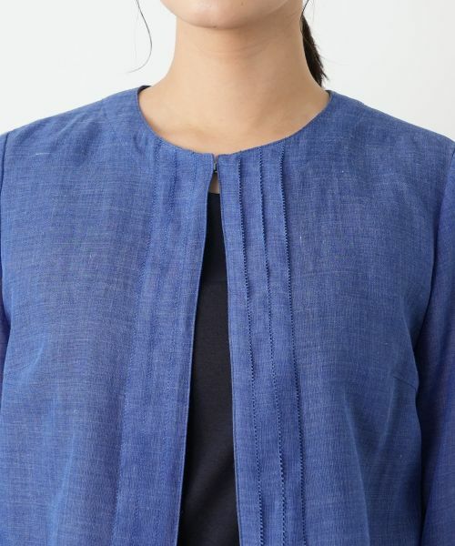Leilian / レリアン テーラードジャケット | ノーカラージャケット【Leilian WHITE LABEL】 | 詳細10