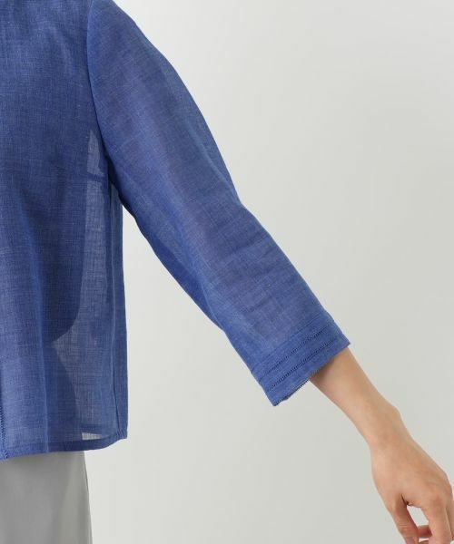 Leilian / レリアン テーラードジャケット | ノーカラージャケット【Leilian WHITE LABEL】 | 詳細12